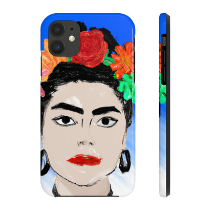 „Feurige Frida: Eine mexikanische Ikone mit farbenfroher Kultur malen“ – The Alien Tough Phone Cases