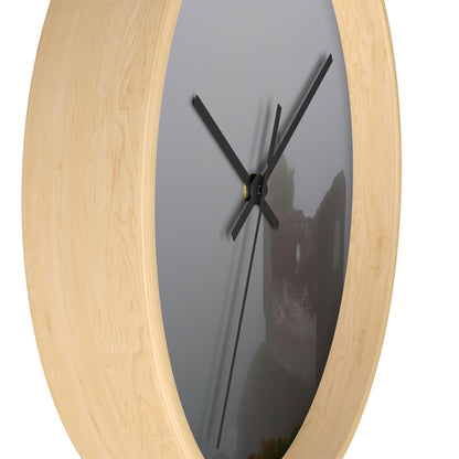 "The Forgotten Castle in the Eerie Mist" - The Alien Wall Clock