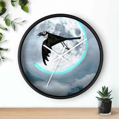 "Lunar Plunge" - The Alien Wall Clock