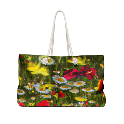 "A Blissful Tour of Floral Splendor" - The Alien Weekender Bag