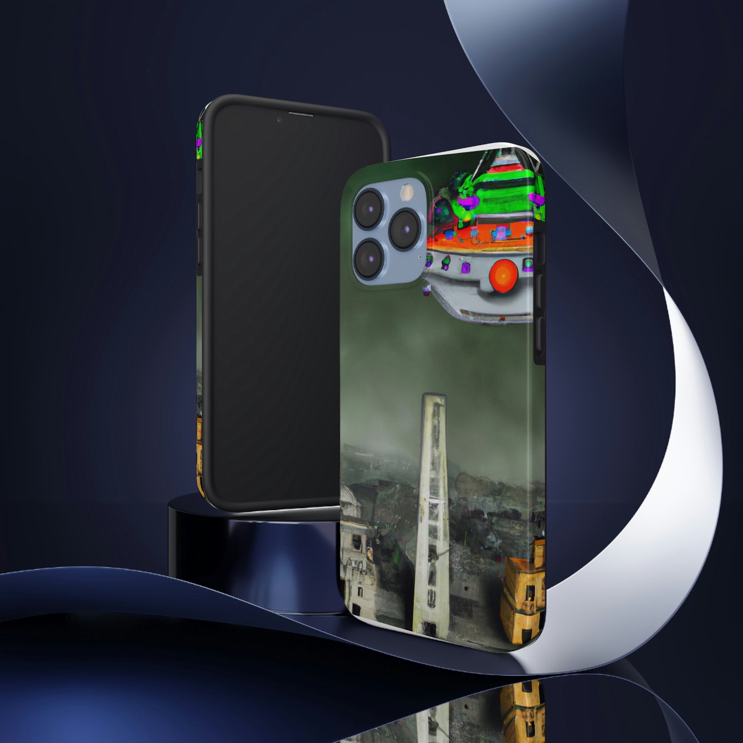 "Conundrum in the Ruins" - The Alien Tough Phone Cases