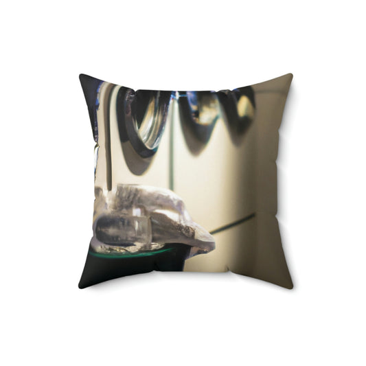 "Lost in the Laundry" - The Alien Square Pillow