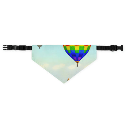 "Finding Stillness in the Sky" - Das Alien Pet Bandana Halsband