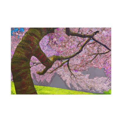 "A Moment of Calm Beneath the Cherry Blossoms" - The Alien Canva