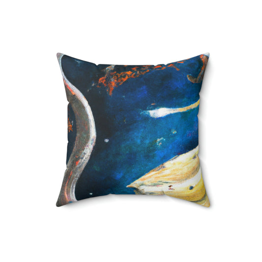 "A Starlight Ballerina" - The Alien Square Pillow