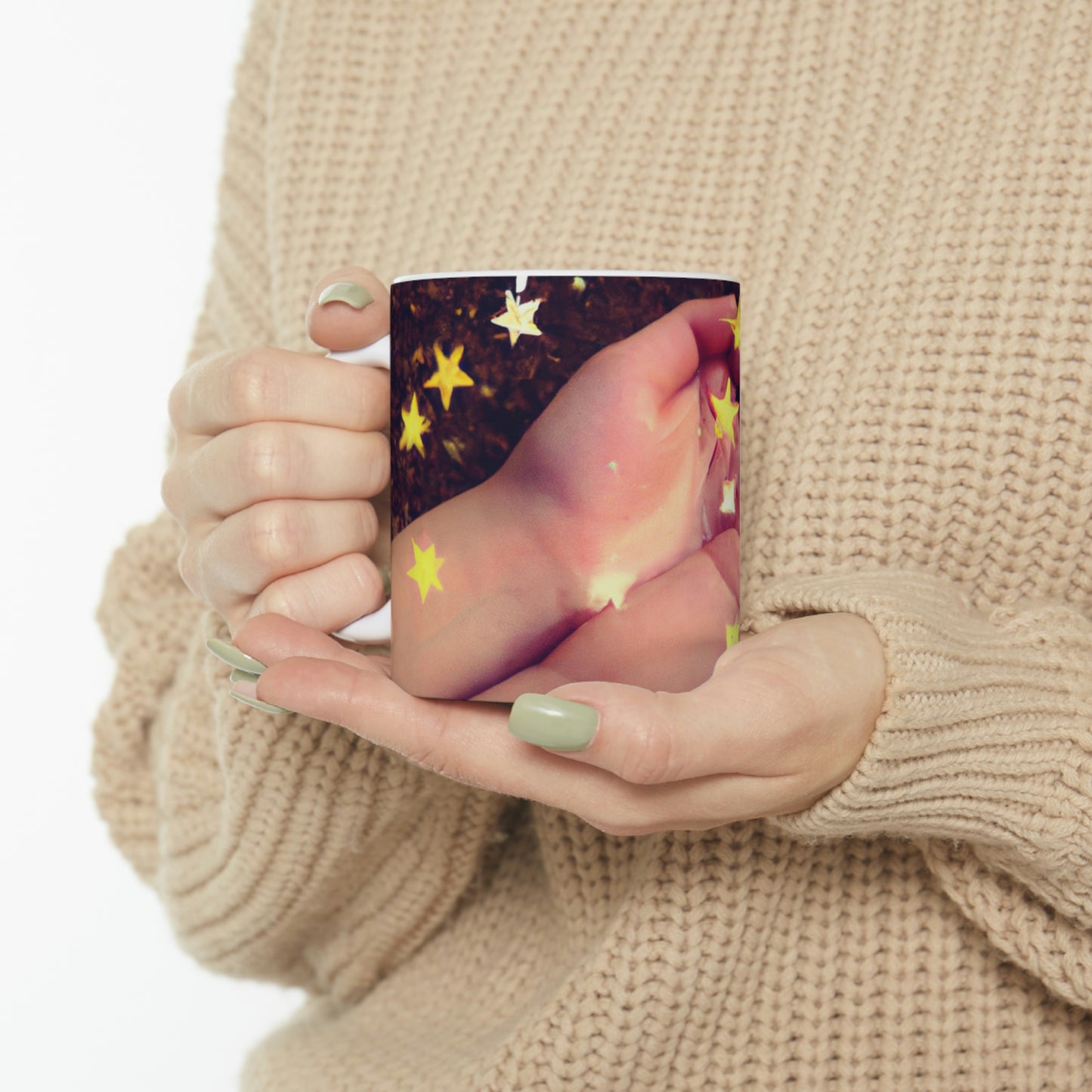 "A Starry Wish in My Pocket" - The Alien Ceramic Mug 11 oz