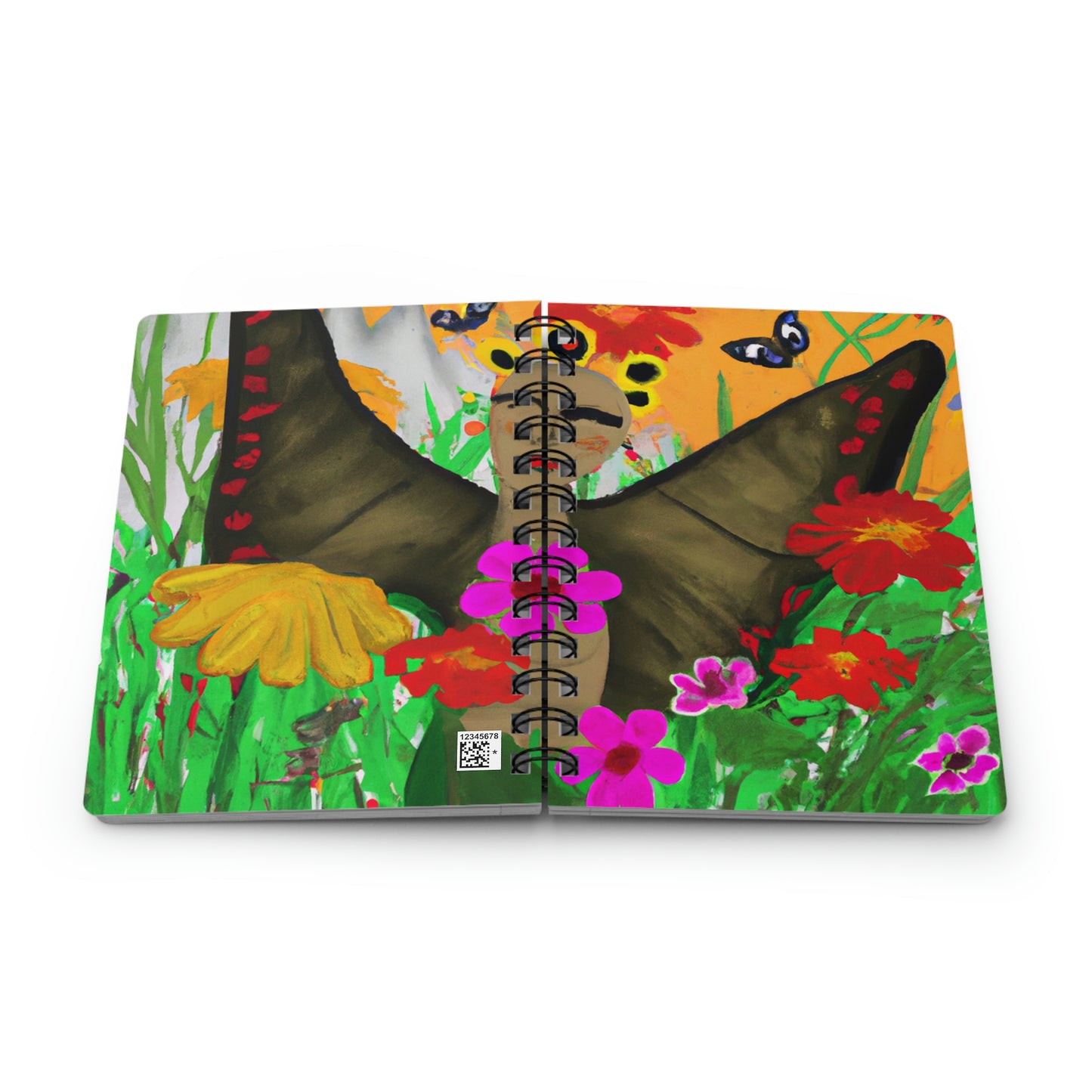 "Butterfly Ballet in the Wildflower Meadow" - The Alien Spiral Bound Journal