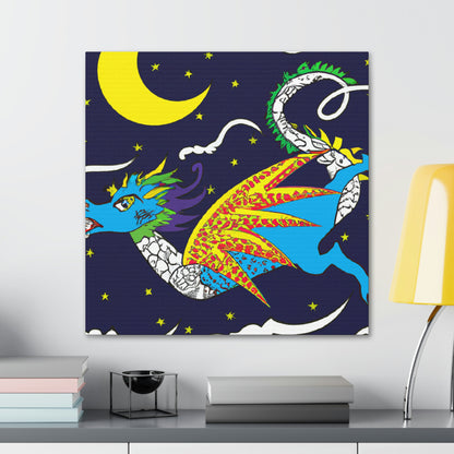 "Midnight Flight of the Dragon" - The Alien Canva