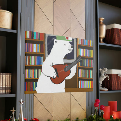 "The Banjo Bear of the Library" - The Alien Canva