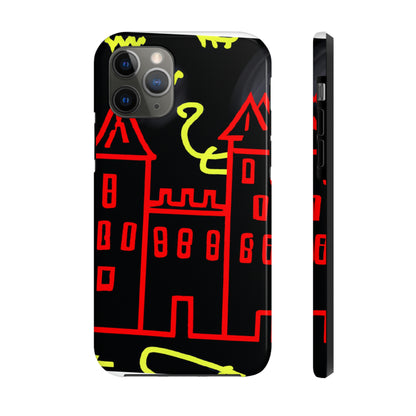 "Una sombra embrujada: Los oscuros secretos del viejo castillo en una noche sombría" - The Alien Tough Phone Cases