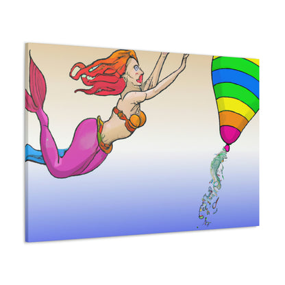 "The Mermaid's Rainbow Chase" - The Alien Canva