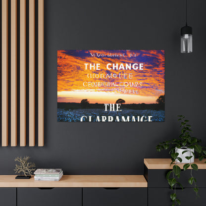 "The Rising Sun of Change" - Canvas