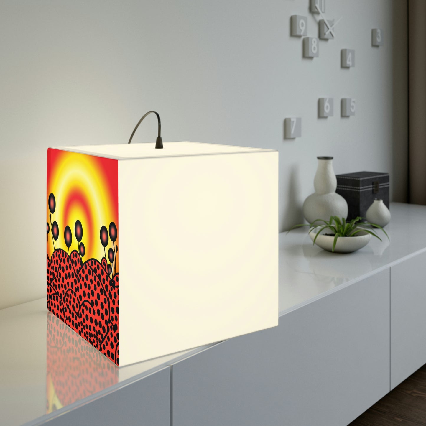 "A New Dawn's Glow" - The Alien Light Cube Lamp