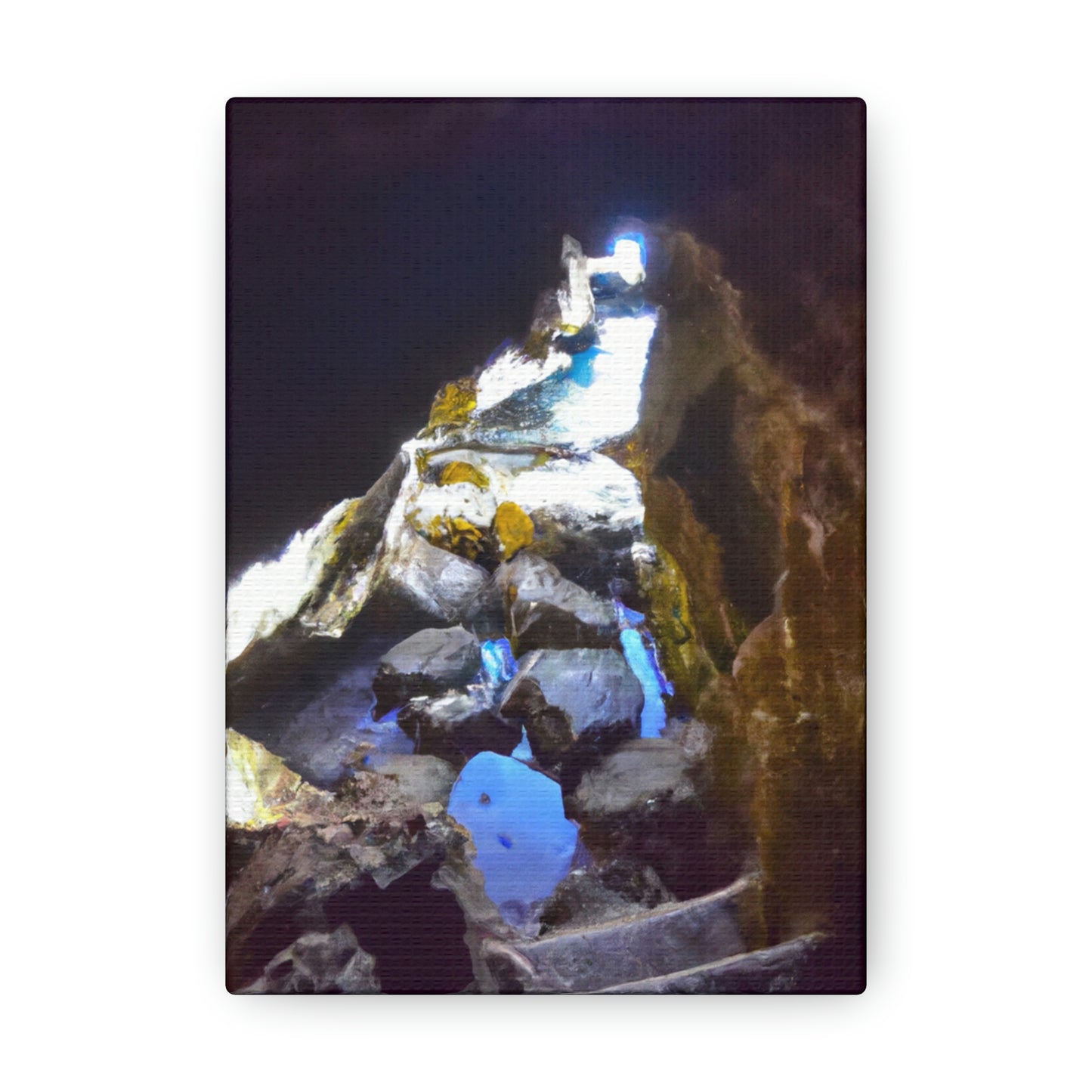 "Descendiendo a la antigua cueva marina" - The Alien Canva