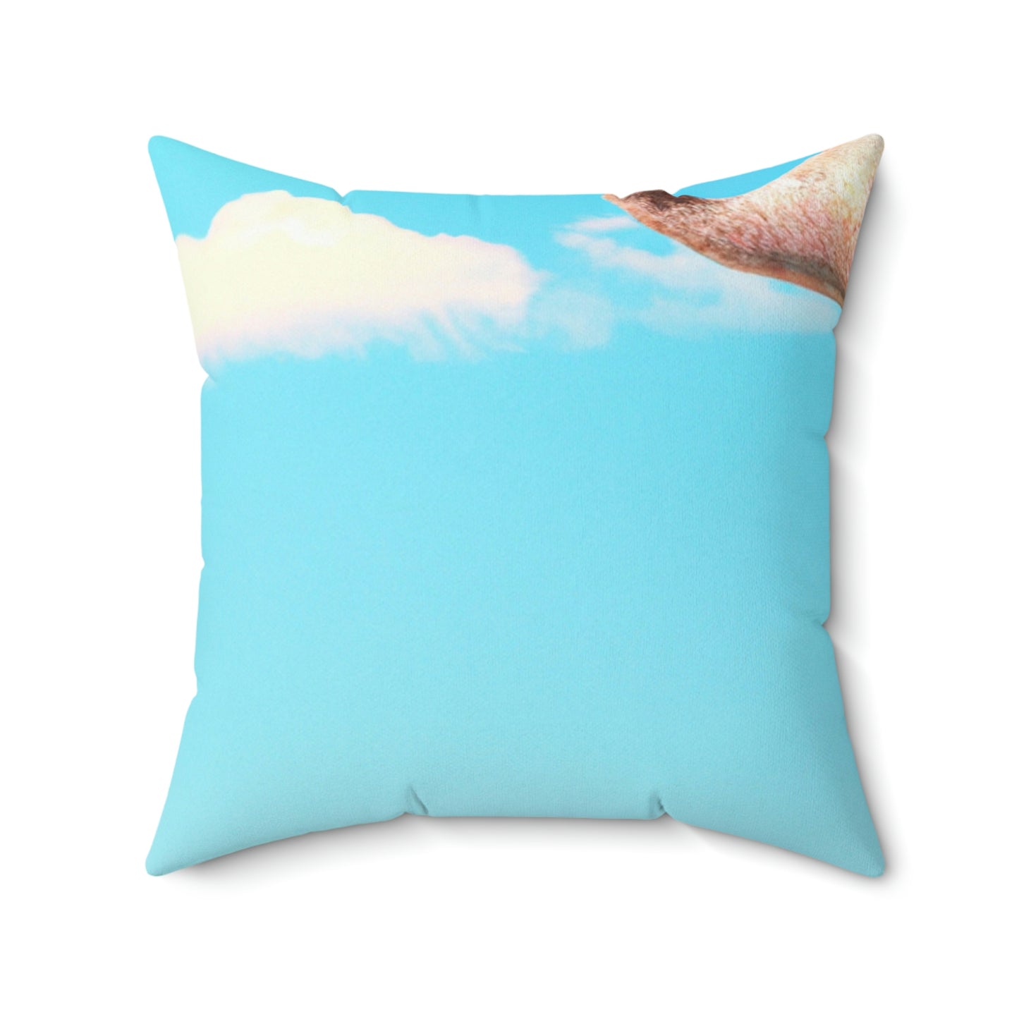 "Flamingo Skates!" - The Alien Square Pillow