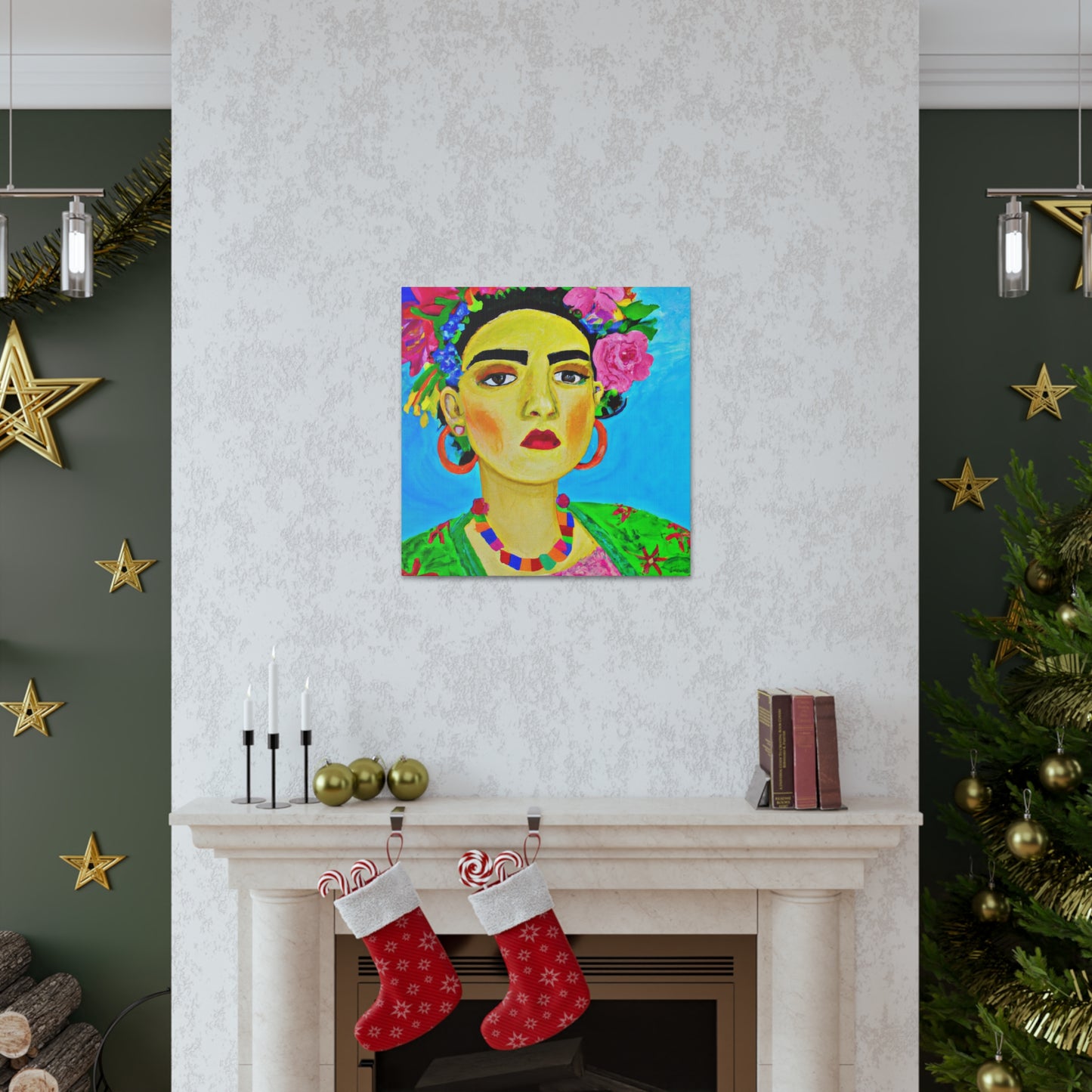 "Feroz y libre: un tributo a las mujeres mexicanas inspirado en Frida Kahlo" - The Alien Canva