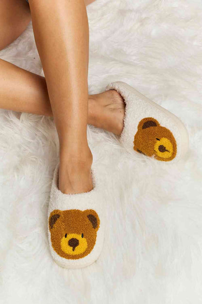 Plüsch-Slipper mit Melody-Teddybär-Print