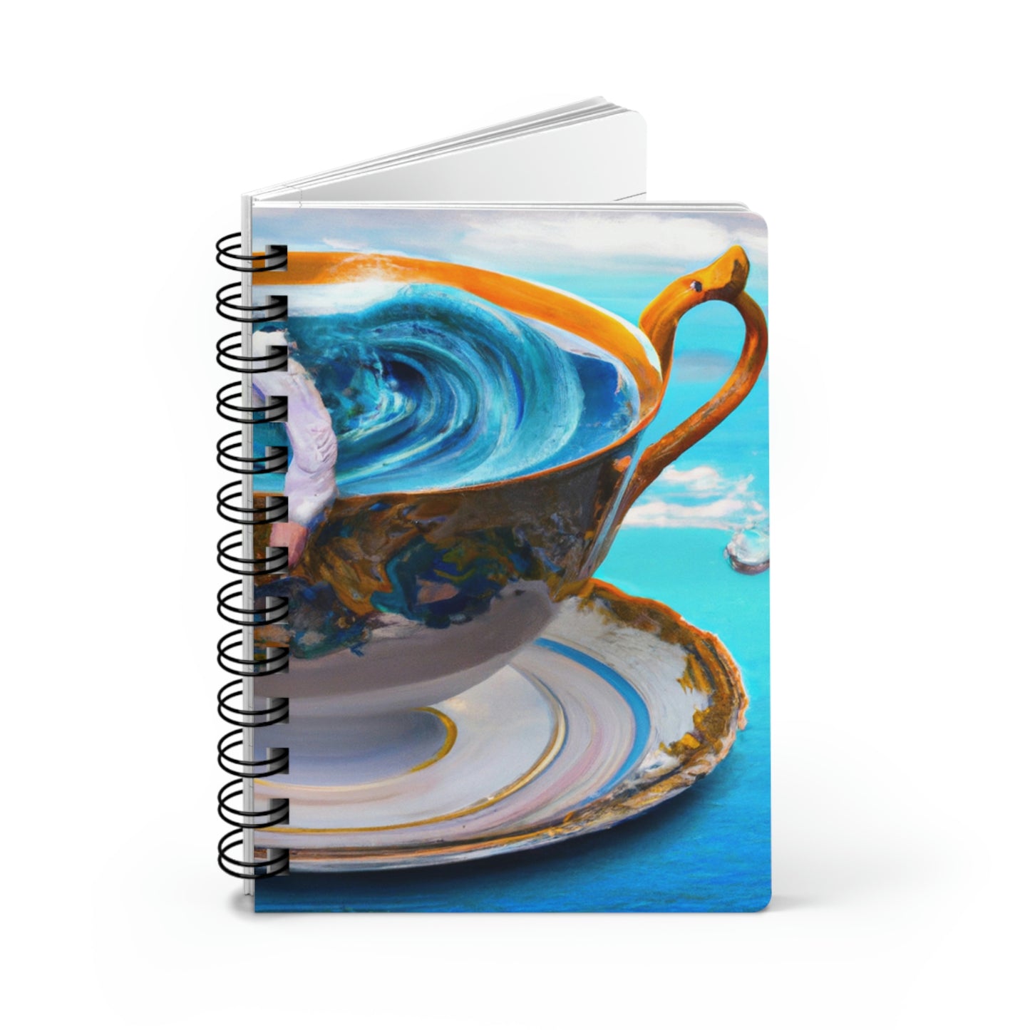 "Adrift in a China Cup: The Story of a Lost Child's Oceanic Adventure" - The Alien Spiral Bound Journal