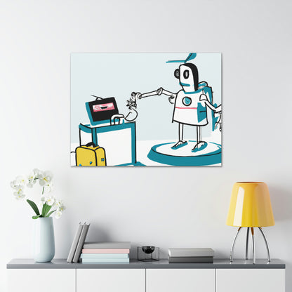 "La excursión del robot que cambia de forma" - The Alien Canva