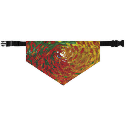 "Autumnal Whirl" - The Alien Pet Bandana Collar