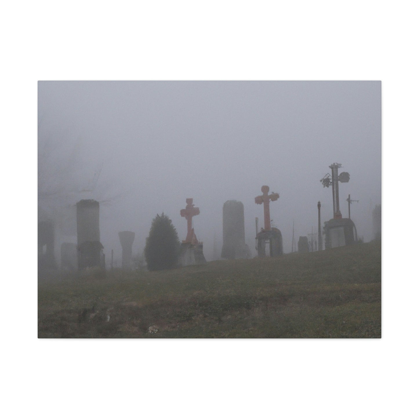 "The Foggy Graveyard" - The Alien Canva