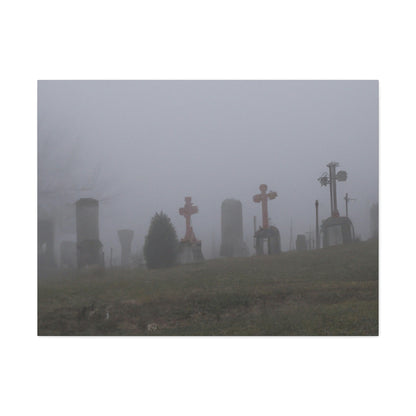 "The Foggy Graveyard" - The Alien Canva