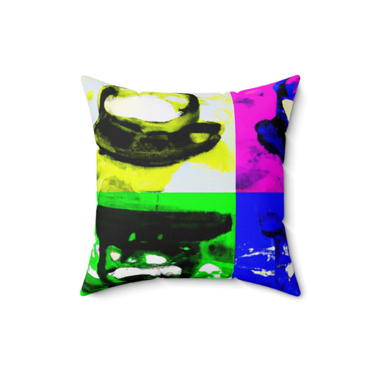 "Frozen in Time" - The Alien Square Pillow