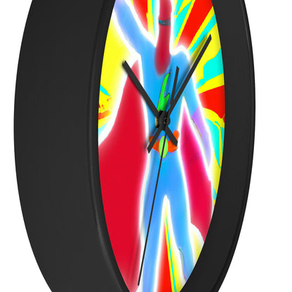 "The Vibrant Superhero" - Die Alien-Wanduhr