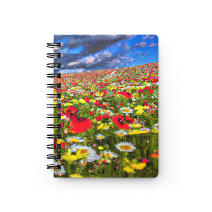 "A Blissful Tour of Floral Splendor" - The Alien Spiral Bound Journal