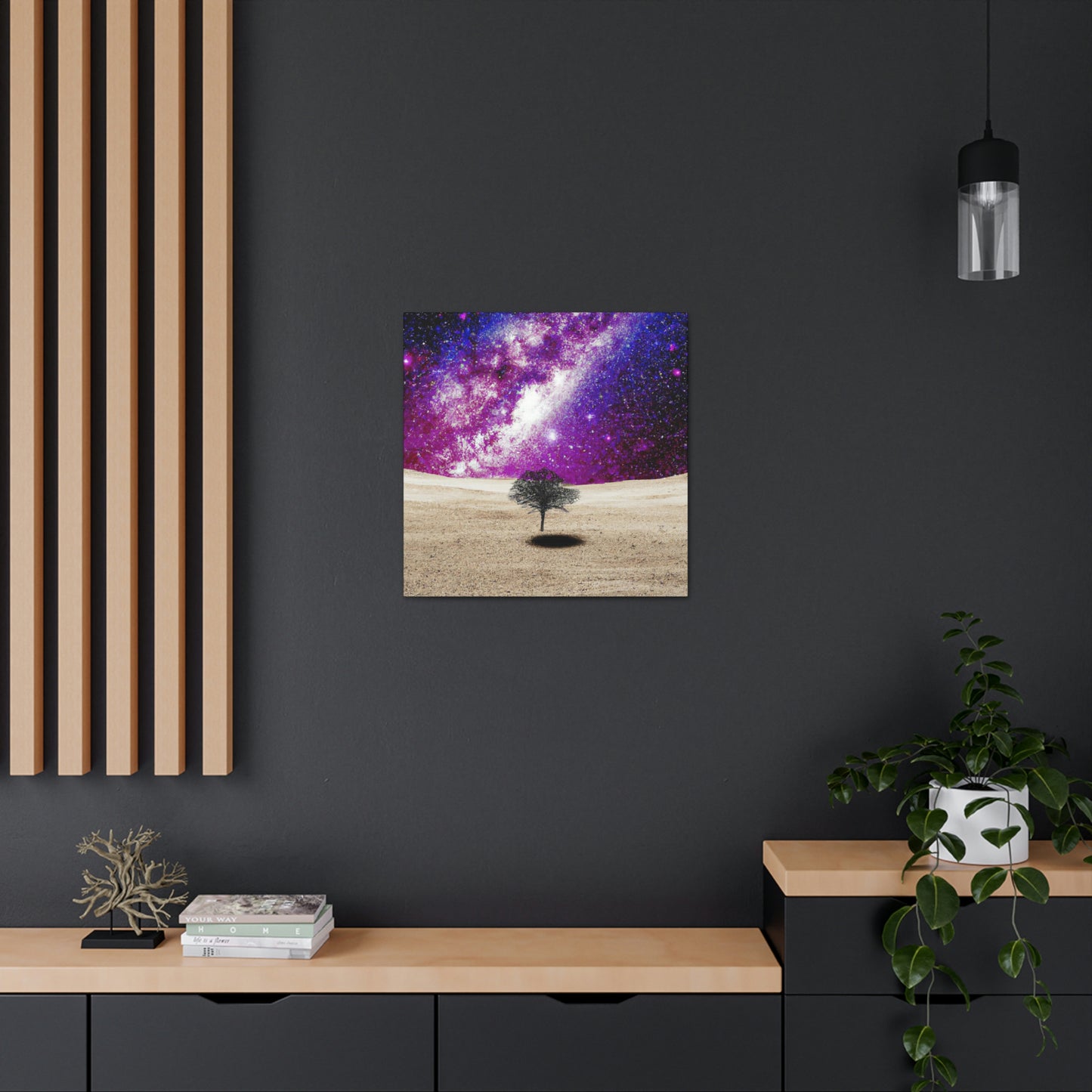 "Árbol solitario de polvo de estrellas" - The Alien Canva