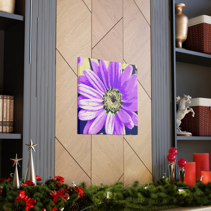 Purple Petals Popping: Create an Eye-Catching Daisy-Rose Fusion - The Alien Canva