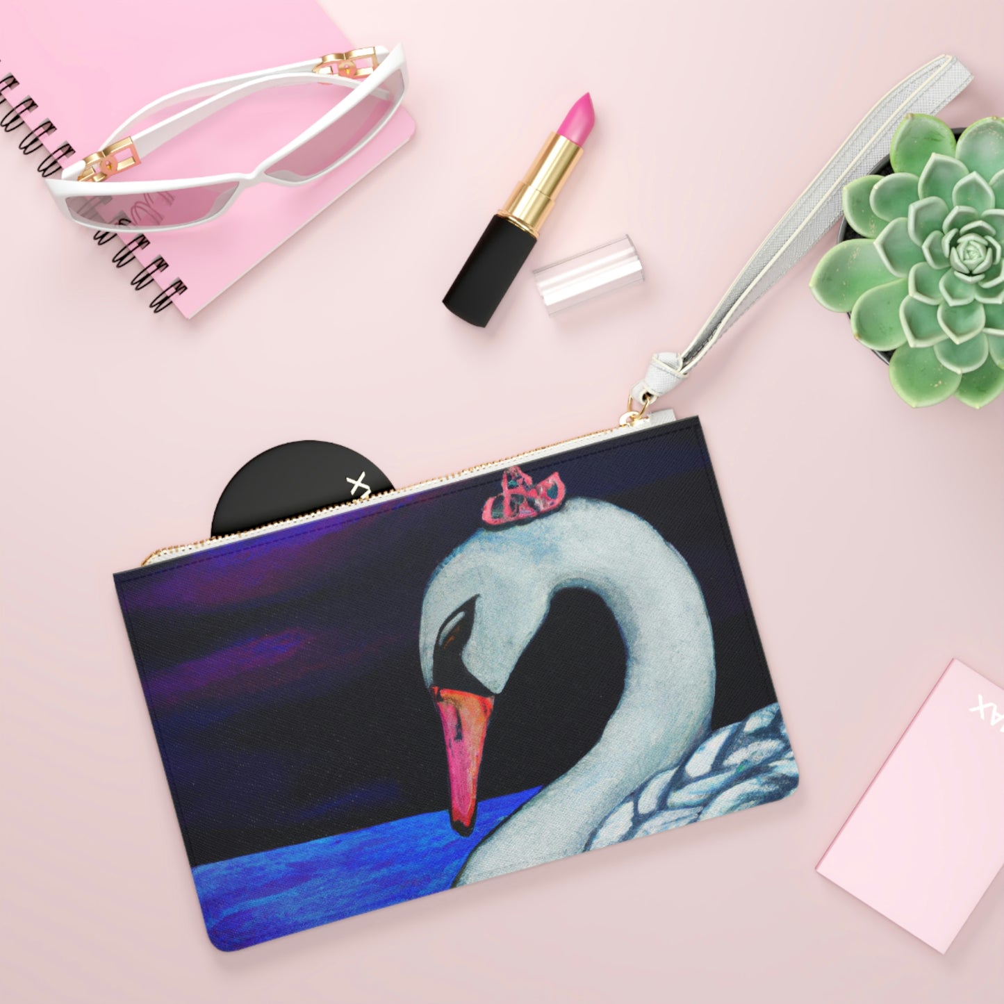 "A Swan's Lament: The Widwed Heavens" - Die Alien Clutch Bag