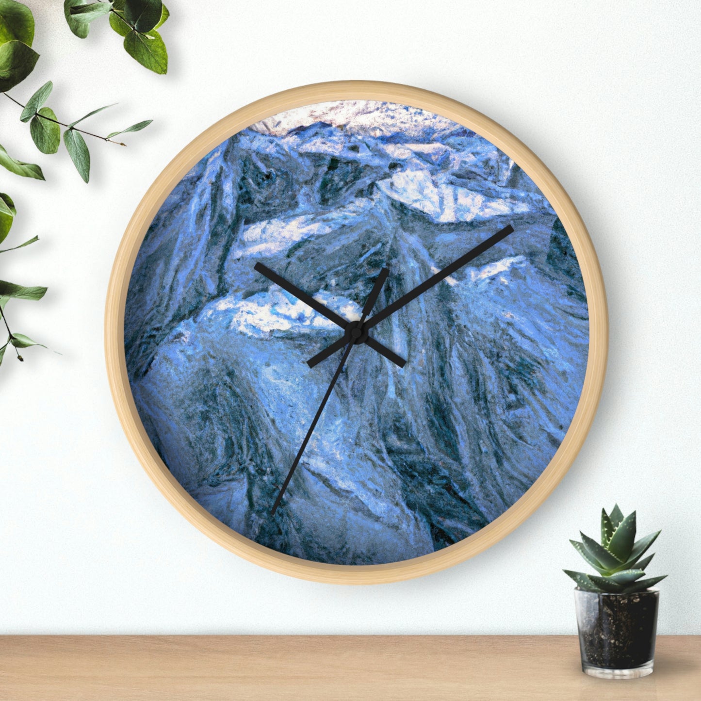 "Frozen Labyrinth" - The Alien Wall Clock