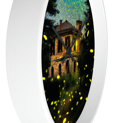 "A Shining Embrace of Fireflies" - The Alien Wall Clock