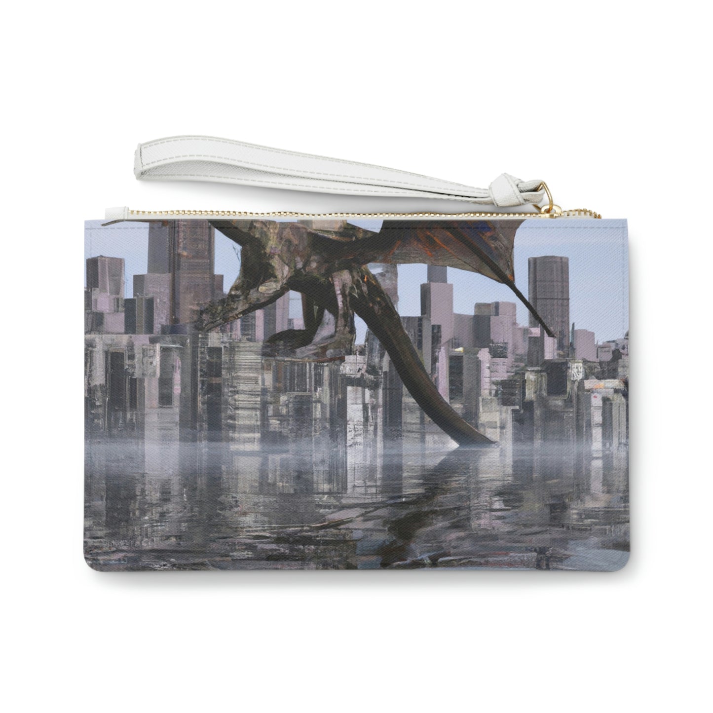 "Aufsteigend die Sintflut: Die hochfliegende Reise eines Drachen." - Die Alien-Handtasche