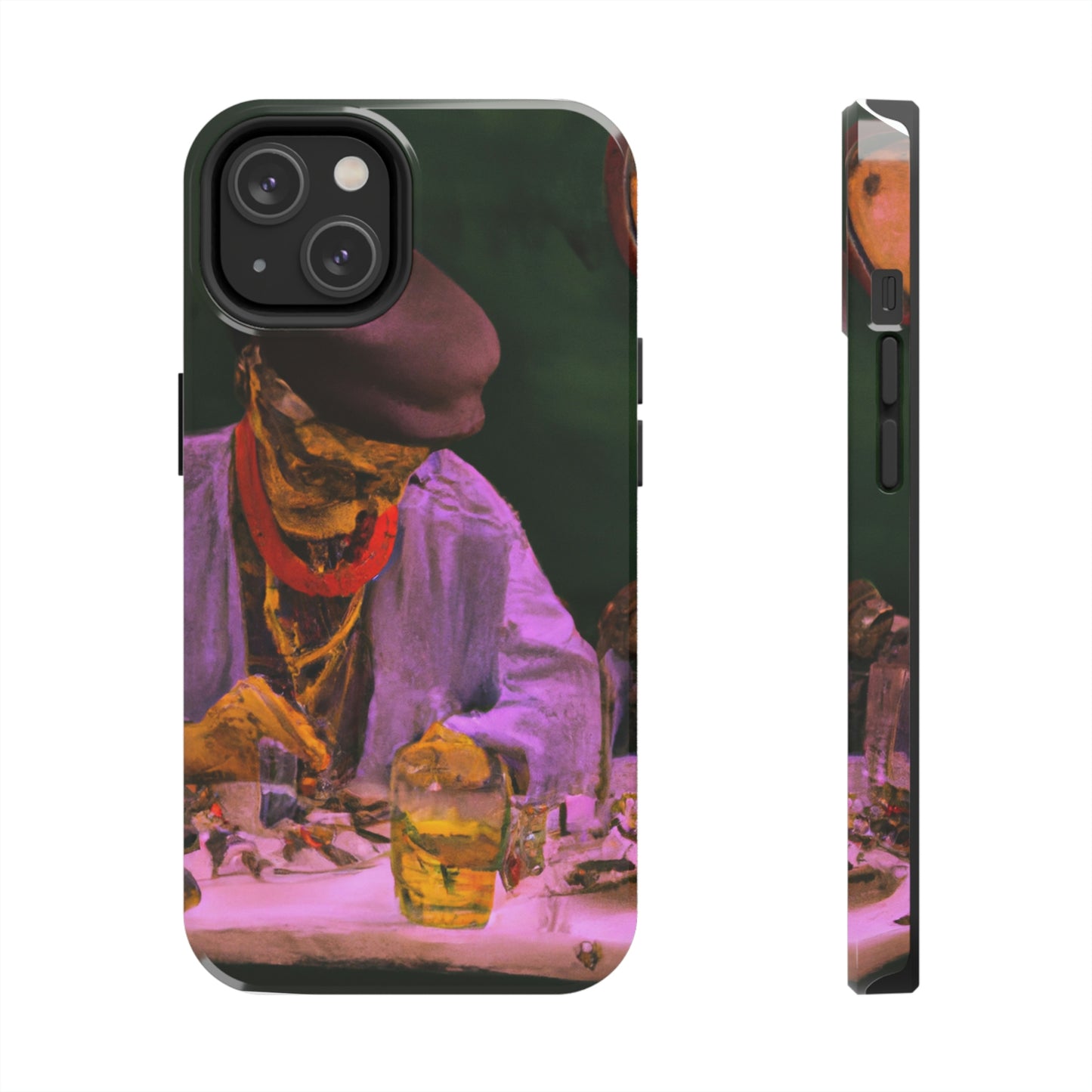 "Ein Meister des Ausbesserns: Ein älterer Uhrmacher, der eine antike Uhr restauriert" - The Alien Tough Phone Cases