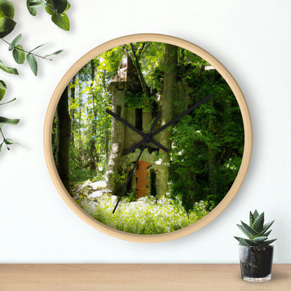 "Grandpa's Enchanted Hideaway" - The Alien Wall Clock