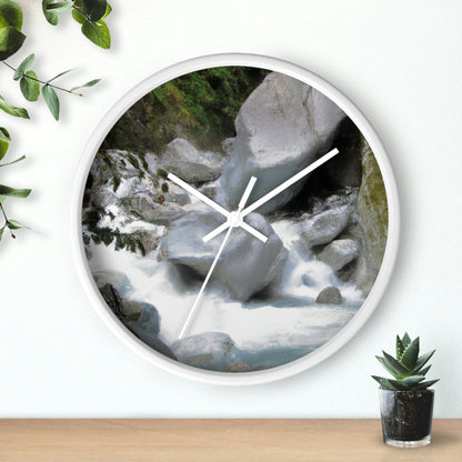 "Canyon Chaos: The Rockslide Race" - The Alien Wall Clock