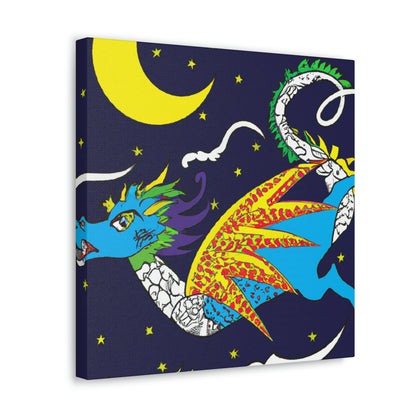 "Midnight Flight of the Dragon" - The Alien Canva