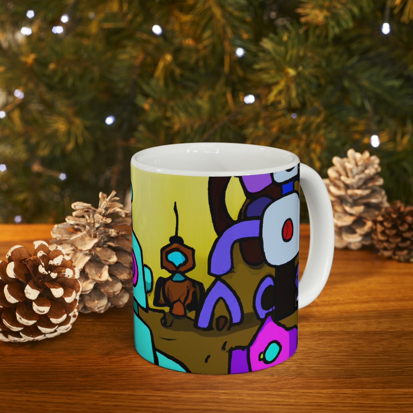 "A Spectrum of Enslaved Machines" - The Alien Ceramic Mug 11 oz