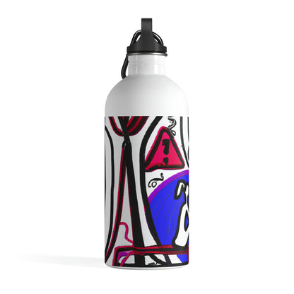 "Alone in the Park: Pondering Life's Challenges" - The Alien Stainless Steel Water Bottle