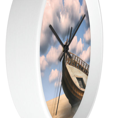 "A Boat Adrift: The Lost Legacy of the Sea." - The Alien Wall Clock