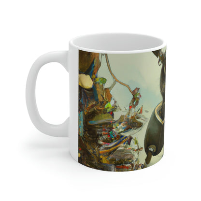 Robot Rejuvenates the Wilds - The Alien Taza de cerámica 11 oz