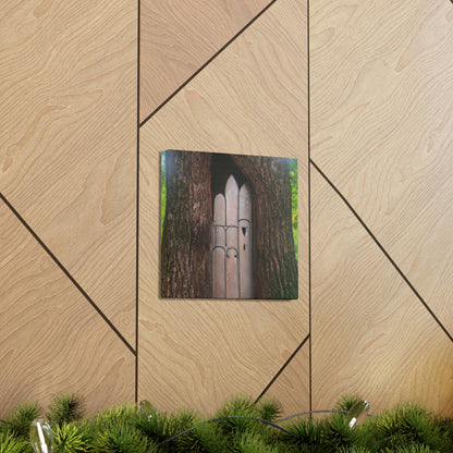 "The Mysterious Tree Door" - The Alien Canva