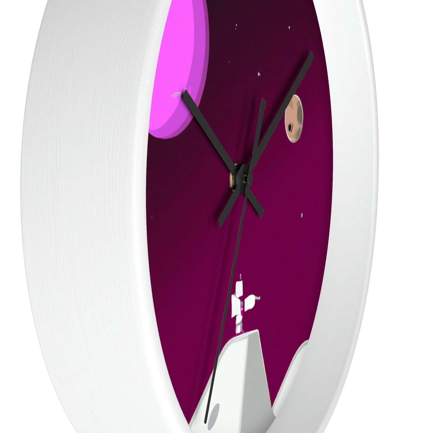 "A Moon Odyssey: Exploring Another World" - The Alien Wall Clock