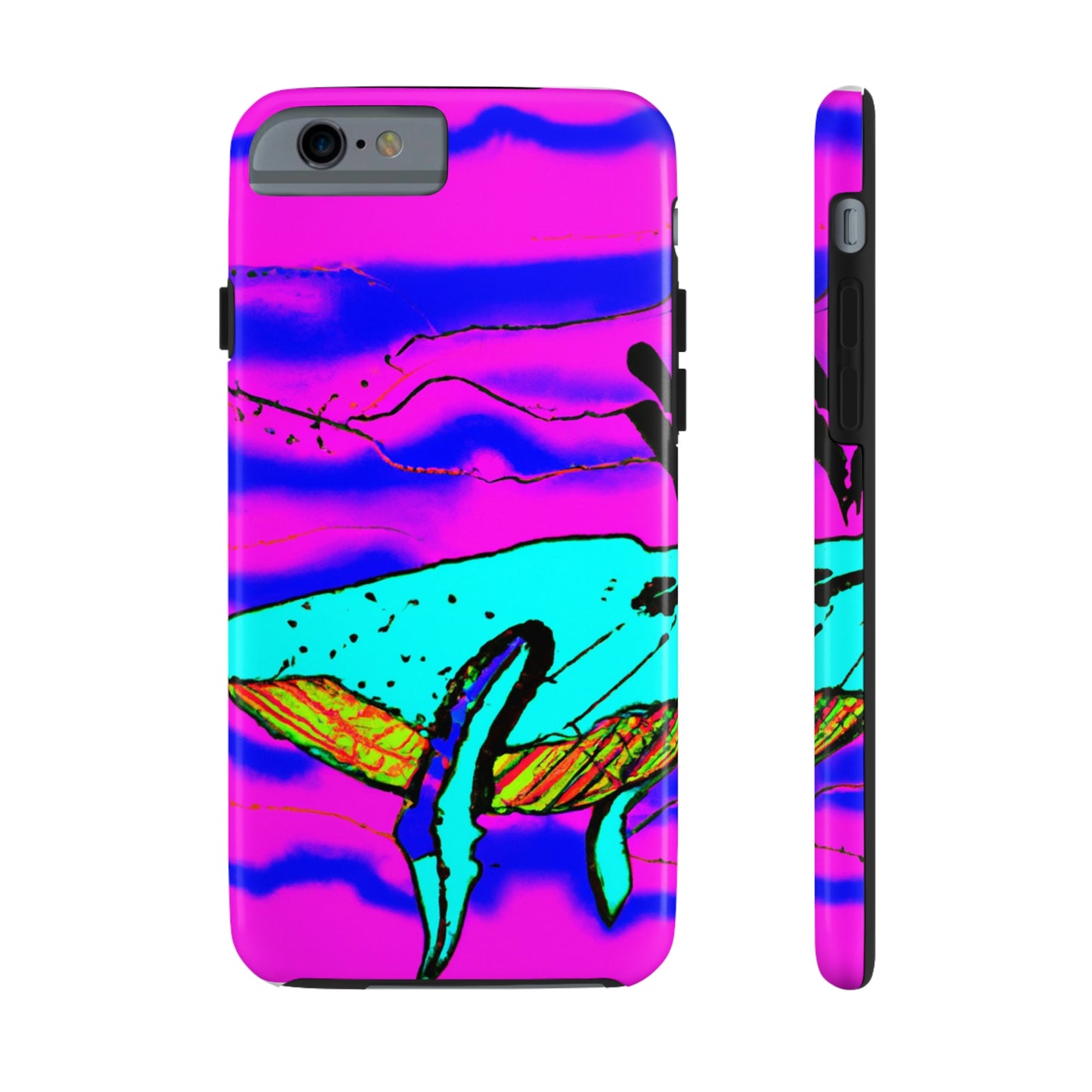 "Glow of the Neon Sea" - The Alien Tough Phone Cases