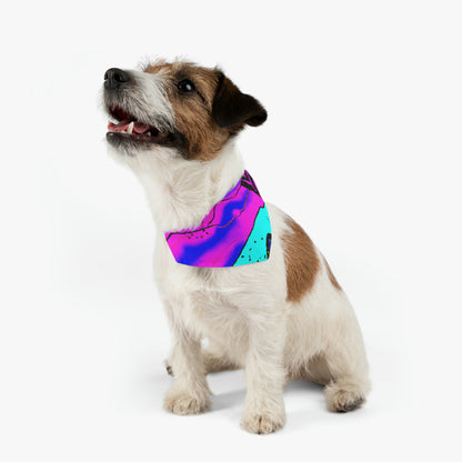 "Glow of the Neon Sea" - The Alien Pet Bandana Collar