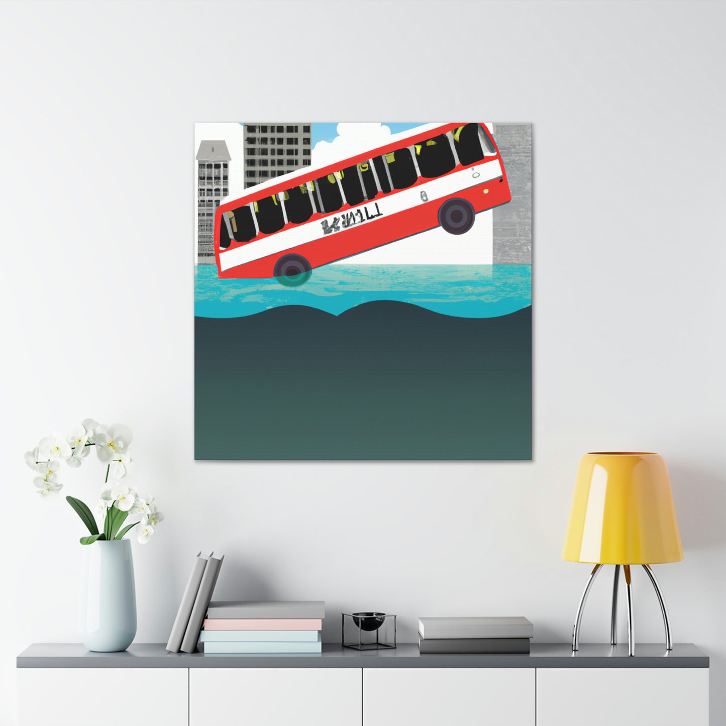 "The Great Escape: Flying the Bus Out of a Sinking City" - The Alien Canva