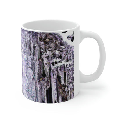 "Frost-Tipped Falls of Glistening Grief" - The Alien Ceramic Mug 11 oz