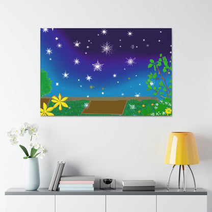 "Un jardín celestial de color" - The Alien Canva